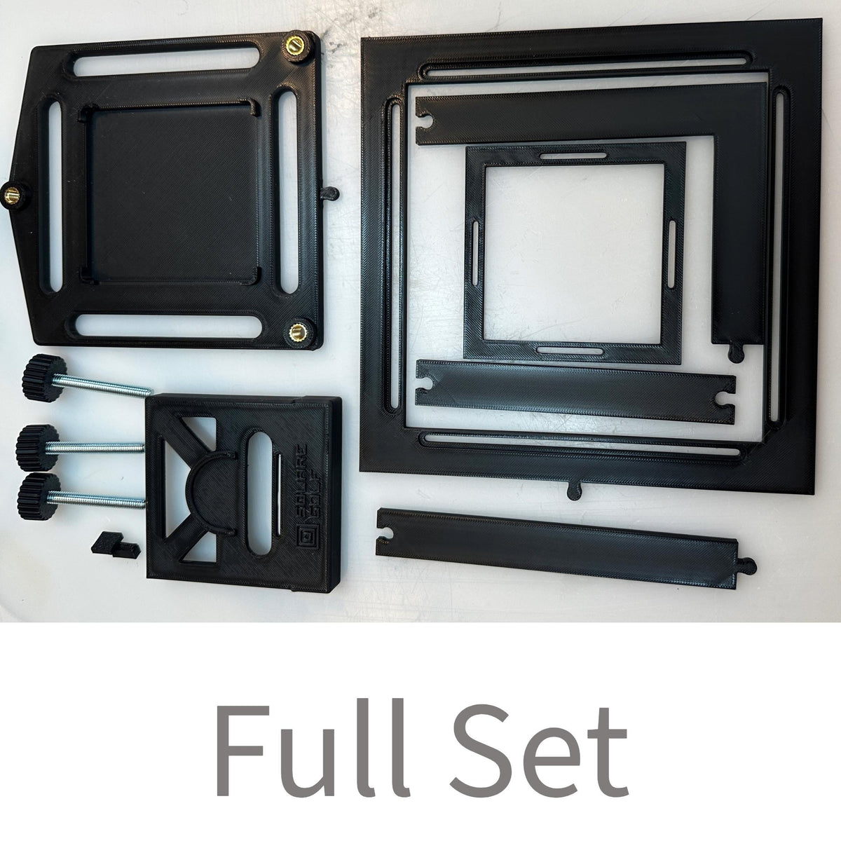 Square Golf metal case Full Set components with ball positioning frame