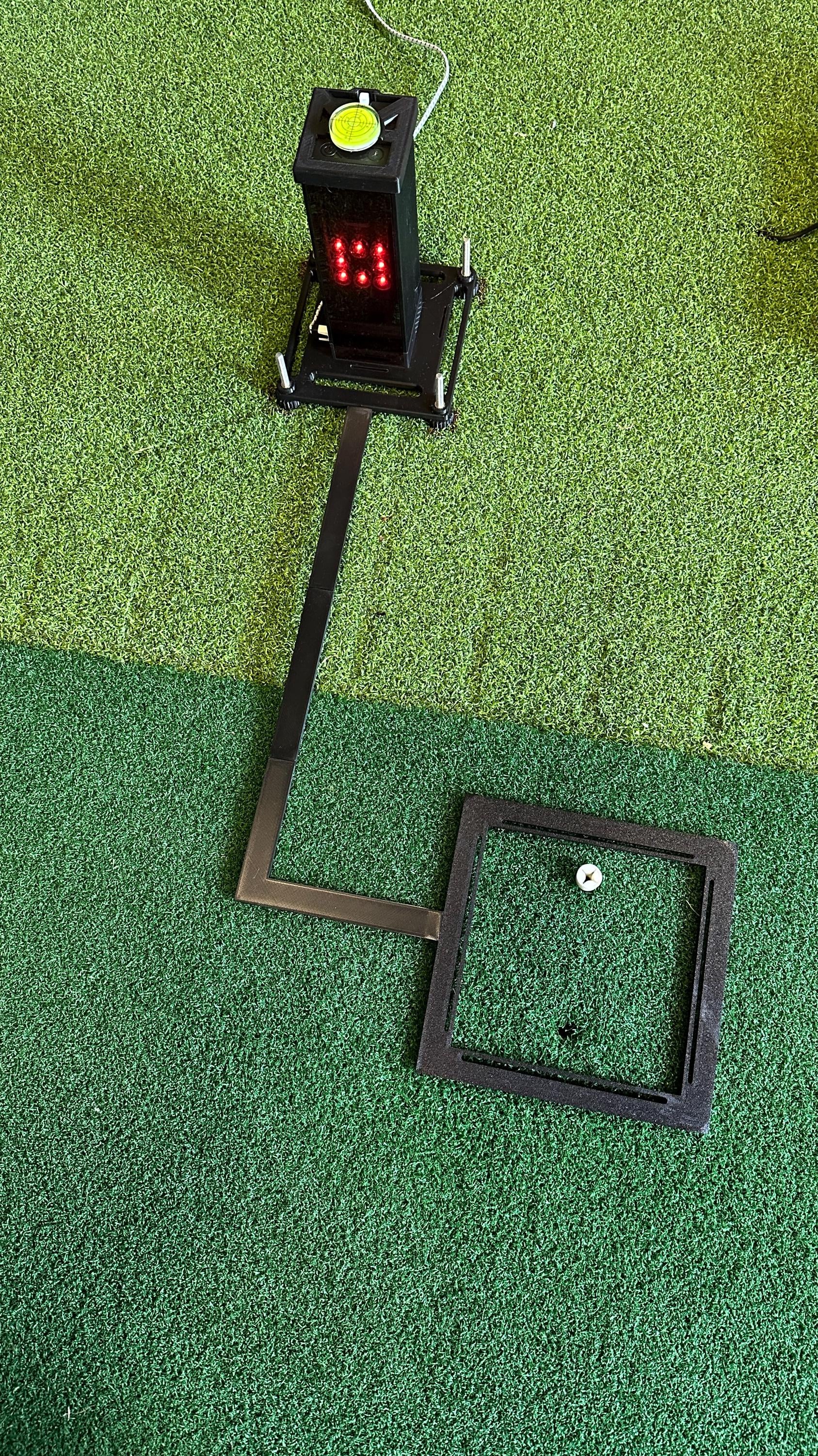 STL File - Square Golf Leveling + ball position tool (Download only!)