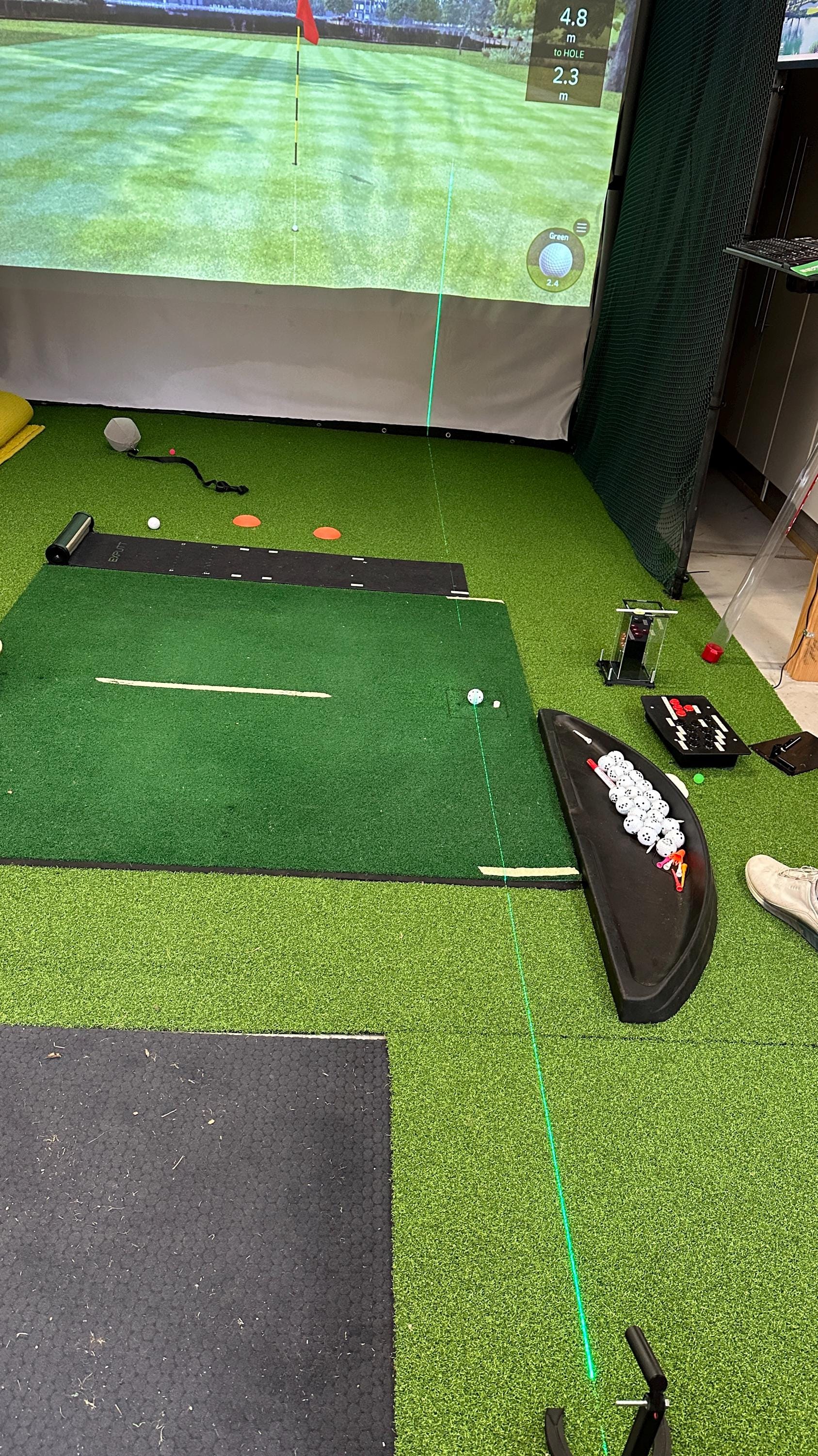 Square Golf Alignment and Laser alignment