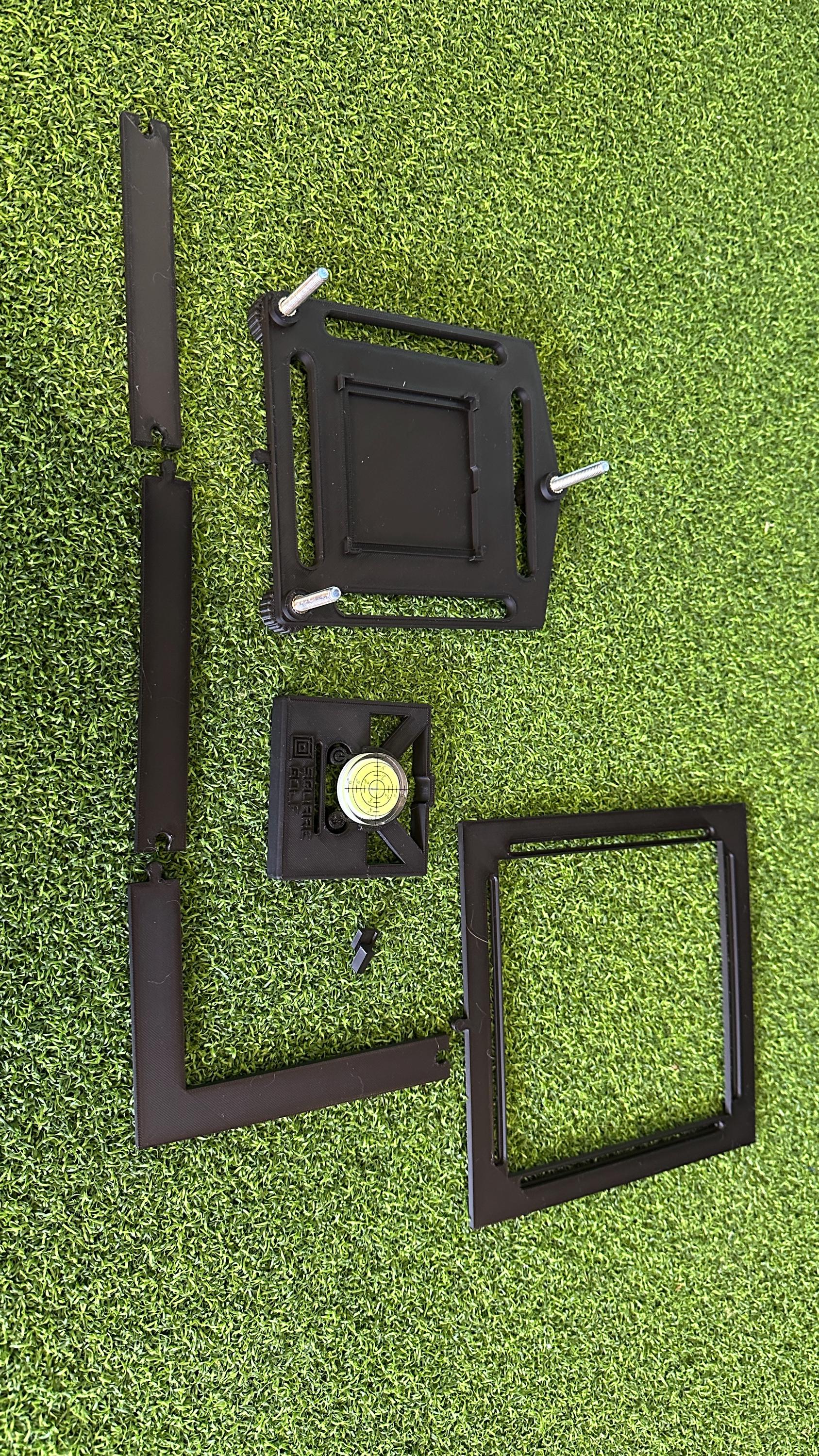alignment / leveling with ball position tool for original Square golf protective Case