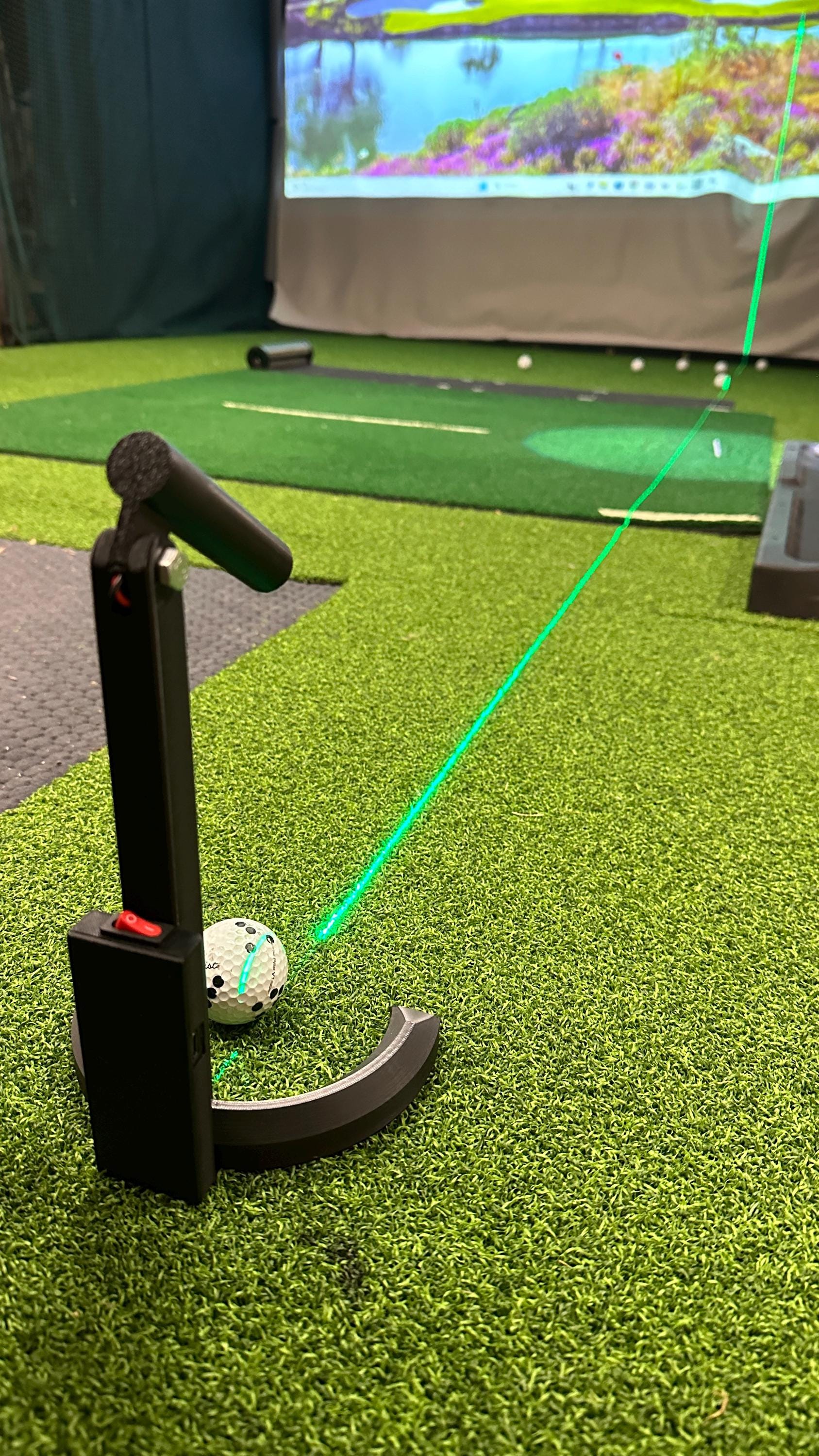 alignment / leveling with ball position tool for Square golfs own Metal protective Case (case not included)