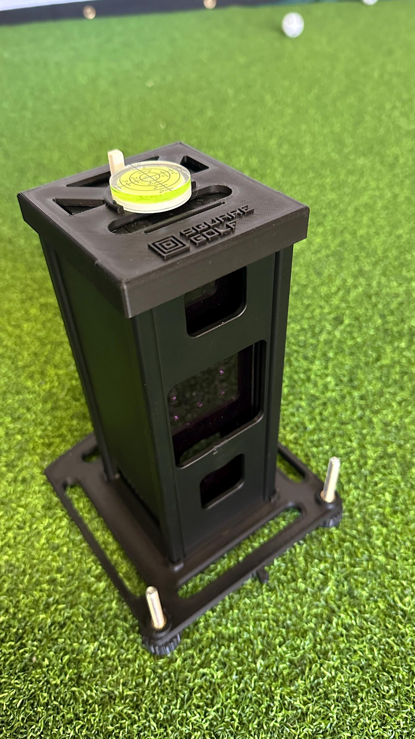 alignment / leveling with ball position tool for Square golfs own Metal protective Case (case not included)