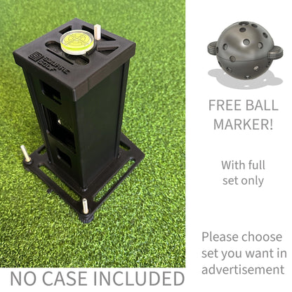 alignment / leveling with ball position tool for Square golfs own Metal protective Case (case not included)