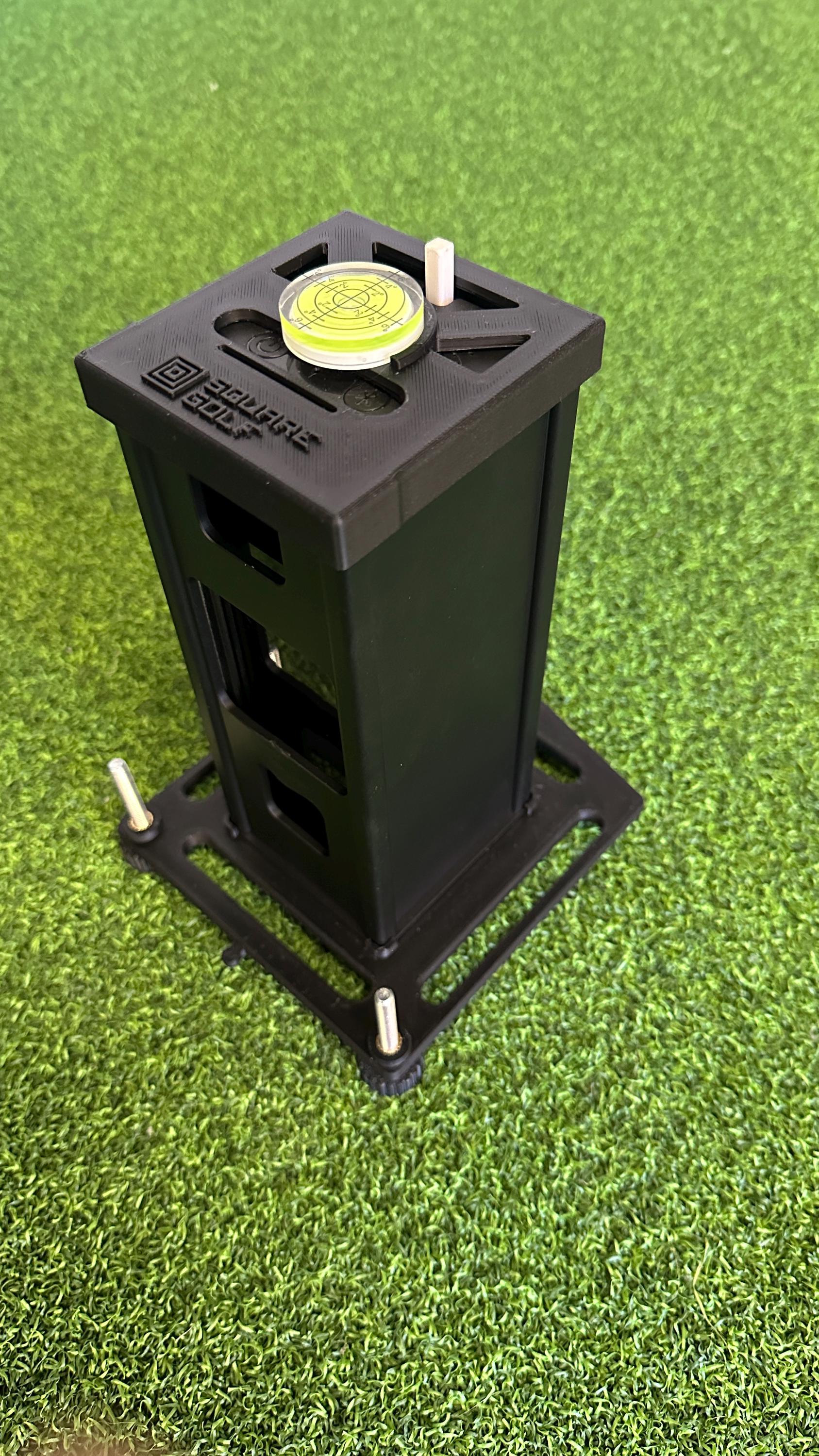 alignment / leveling with ball position tool for Square golfs own Metal protective Case (case not included)